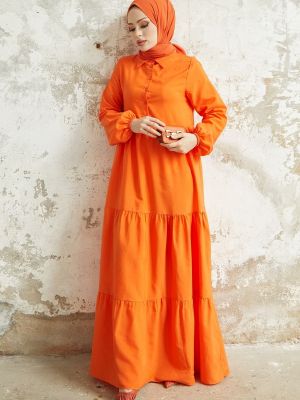 Sukienka Instyle pomarańczowa