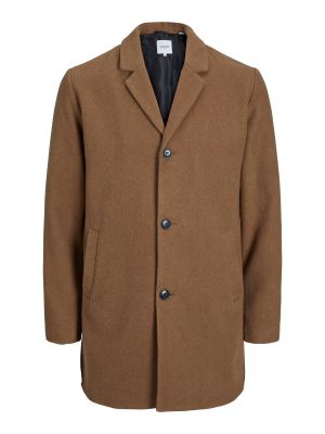 Krátký kabát Jack & Jones hnedá