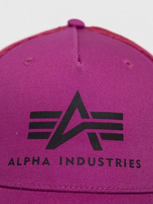Pamut sapka Alpha Industries lila