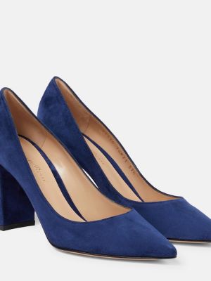 Calzado de ante Gianvito Rossi azul