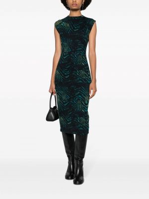 Sukienka bez rękawów z nadrukiem w abstrakcyjne wzory Dvf Diane Von Furstenberg