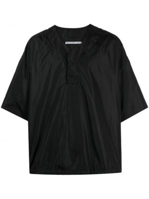 Marškinėliai v formos iškirpte Alexander Wang juoda