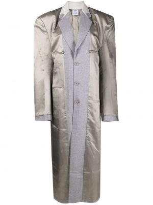 Kabát Vetements šedý