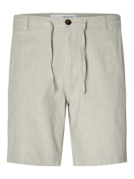 Chinos nohavice Selected Homme sivá