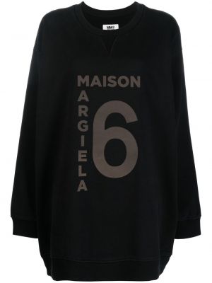 Sweatshirt Mm6 Maison Margiela svart