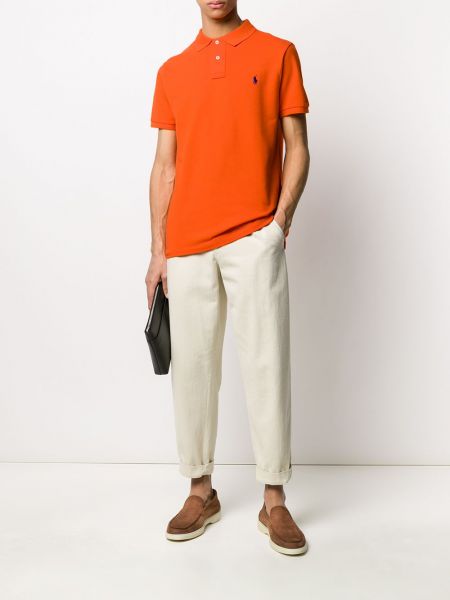 T-shirt mit kurzen ärmeln Polo Ralph Lauren orange