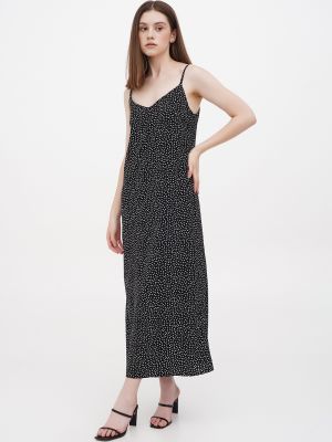 Сукня-сорочка з принтом Equilibri чорна