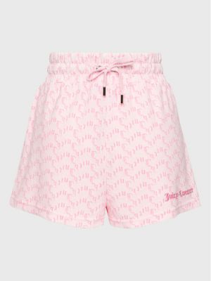 Pantaloni scurți de sport Juicy Couture roz