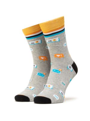 Bodkované ponožky Dots Socks sivá