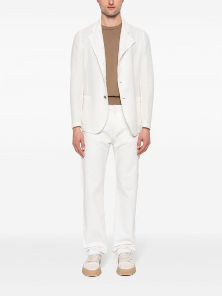 Veste en tricot Emporio Armani blanc