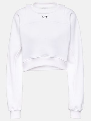 Jersey sweatshirt aus baumwoll Off-white