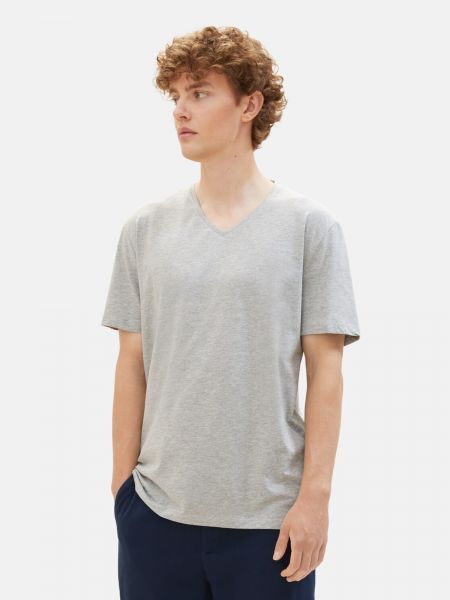T-shirt Tom Tailor Denim grigio
