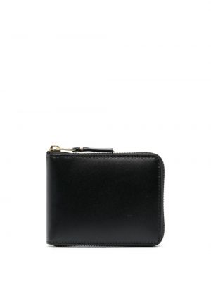 Kožená peněženka na zip Comme Des Garçons Wallet černá