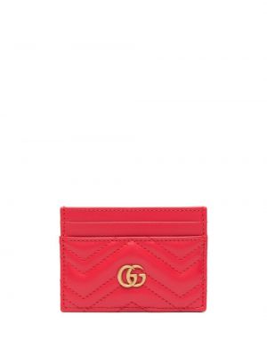 Kožená peňaženka Gucci červená