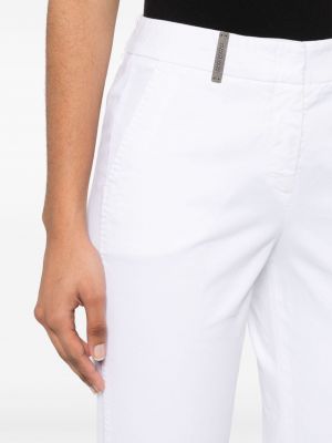 Kalhoty Peserico bílé