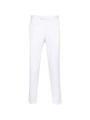 Spodnie slim fit Pt01 białe