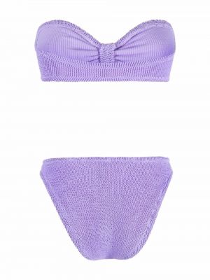 Bikini en tricot Hunza G violet