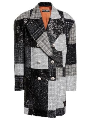 Tweed blazer Dolce&gabbana grau
