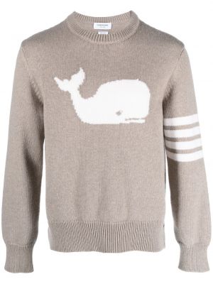 Пуловер с принт Thom Browne