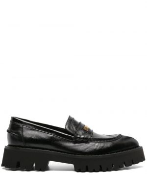 Loafers en cuir chunky Moschino