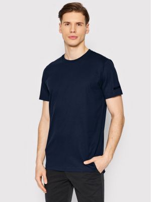 Marškinėliai Jack&jones Premium mėlyna
