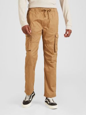 Pantaloni cu buzunare Hollister maro