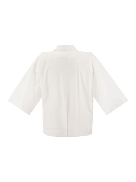 Blusa de algodón Sportmax blanco