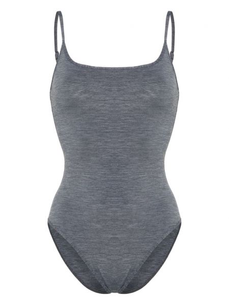 Maillot de bain à motif mélangé Toteme gris