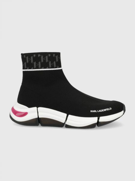 Félcipo Karl Lagerfeld - fekete