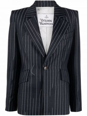 Stripete lang blazer Vivienne Westwood blå