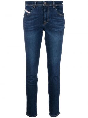 Høy midje stretch jeans Diesel blå