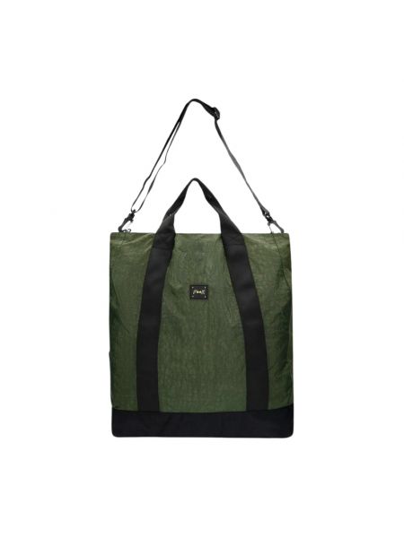 Shopper handtasche mit taschen F**k grün