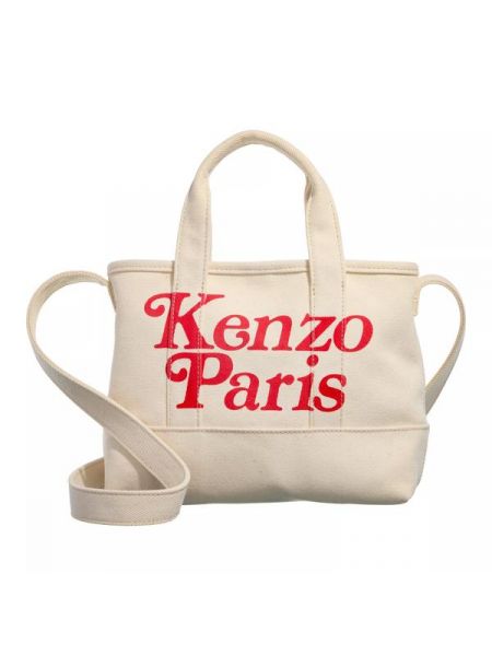 Сумка шоппер Kenzo бежевая
