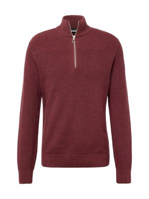 Pull col roulé Tom Tailor rouge