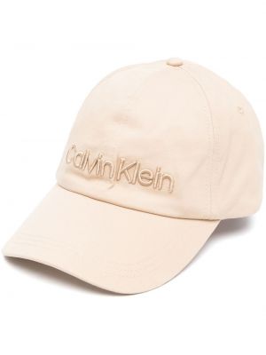 Cap mit stickerei Calvin Klein beige