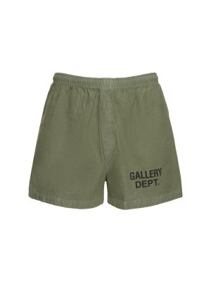 Bavlnené šortky Gallery Dept. zelená