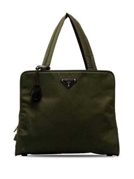 Шопинг чанта Prada Pre-owned зелено