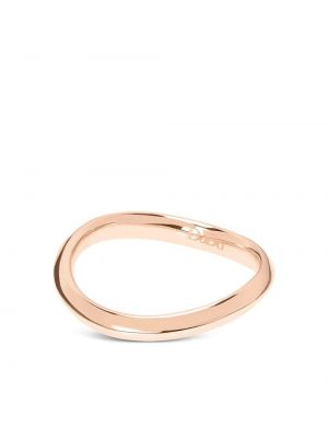 Asimetrični prstan iz rožnatega zlata Dodo