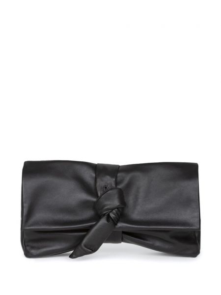 Læder clutch Dries Van Noten sort