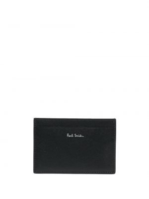 Bőr pénztárca nyomtatás Paul Smith fekete
