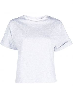 T-krekls Peserico pelēks
