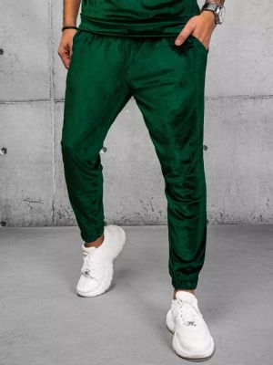 Teplákové nohavice Dstreet zelená