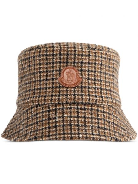 Tweed hat Moncler brun