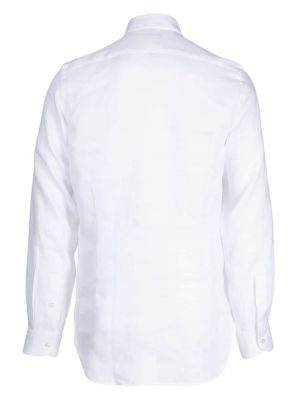 Lniana koszula Leathersmith Of London biała