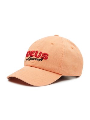 Cappello con visiera Deus Ex Machina arancione