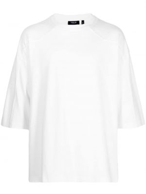 Βαμβακερή μπλούζα Five Cm λευκό
