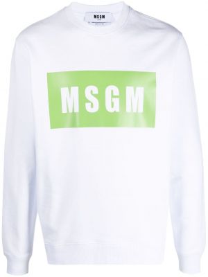 Sweatshirt Msgm vit