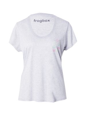 Majica s melange uzorkom Frogbox siva