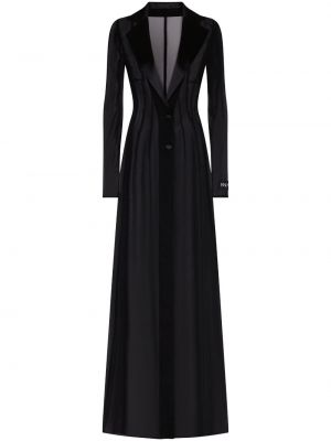 Dolga obleka Dolce & Gabbana črna