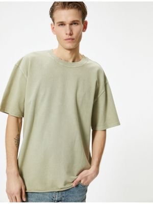 Polo marškinėliai trumpomis rankovėmis oversize Koton